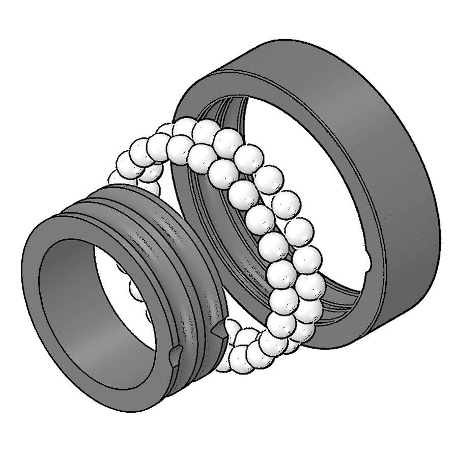 Double Row Deep Groove Custom Bearing