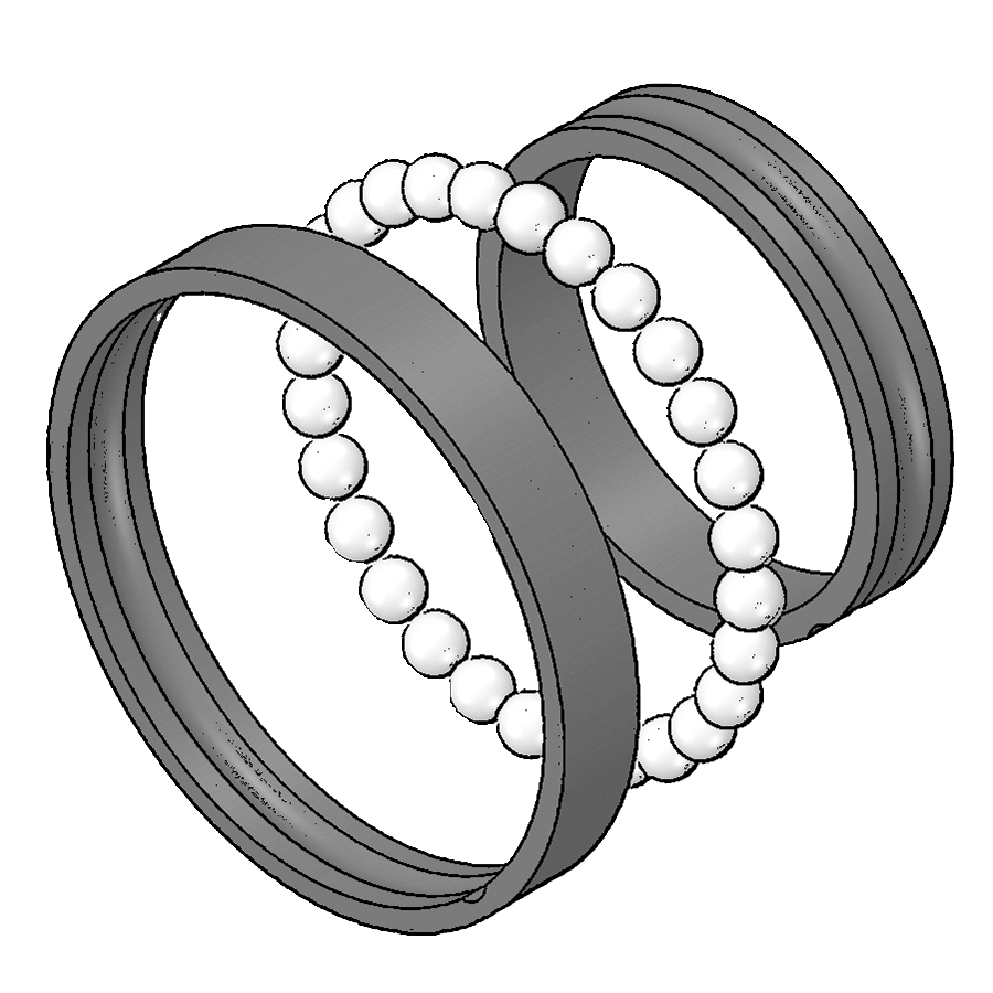 Single Row Angular Contact Custom Bearing