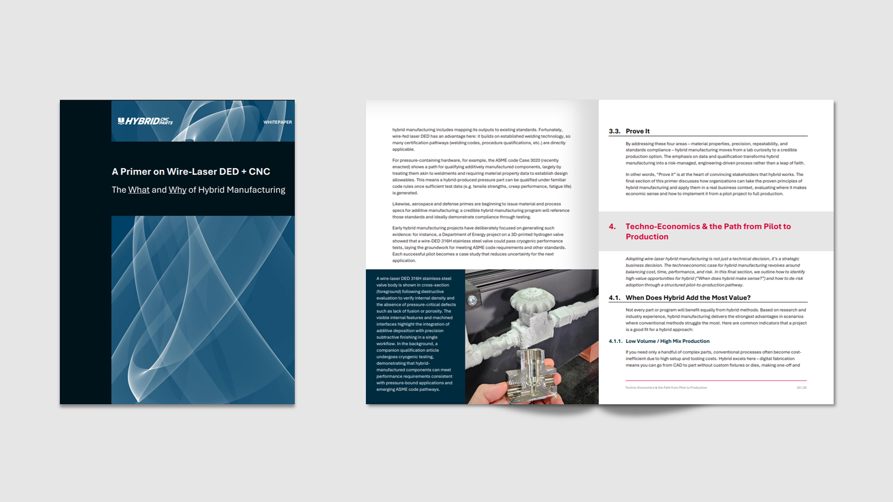 cover and inside spread of whitepaper